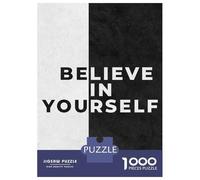 Jigsaw Puzzles for Adults 1000 Believe In Yourself Puzzles for Adults DIY Toys Pattern Assembly Gifts for Friends And Family 52x38cm/1000pcs
