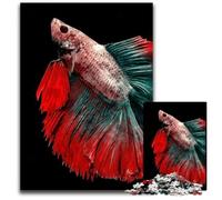 Jigsaw Puzzles for Adults 1000 Betta Fish Paper Jigsaw Puzzles for Adults Home Activity for Holidays Birthdays And Family Game Nights 1000 PCS(38x26cm)