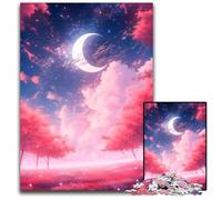 Jigsaw Puzzles for Adults 1000 Between The Pink Trees Wooden Jigsaw Puzzles for Adults Home Activity for Holidays Birthdays And Family Game Nights 1000 PCS(75x50cm)