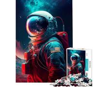 Jigsaw Puzzles for Adults 1000 Beyond The Stars Astronaut Educational Games Learning Educational Toys Art Work Gifts Family Activities (Size 50x75cm)