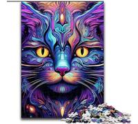 Jigsaw Puzzles for Adults 1000 Black Cat JigsawPuzzle 1000 Pieces for Adults for Teenagers Challenging Toy Games size : 50x75cm