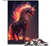 Jigsaw Puzzles for Adults 1000 Blazing Unicorn 1000 Piece Jigsaw Puzzles for Adults for Family & Friends, Brain-Teasing Challenge (Size 26x38cm)