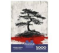 Jigsaw Puzzles for Adults 1000 Bloodstained Bonsai Tree Puzzle for Adults Relaxing Games But Fun And Humorous Challenging To Complete 38x26cm/1000pcs
