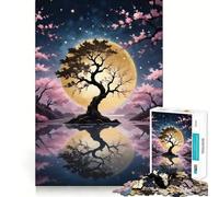 Jigsaw Puzzles for Adults 1000 Bonsai Fantasy Landscape Sharp Joint Play, Thinking Fun Game, Calm Fun Time, Christmas Leisure Art (50x75cm)
