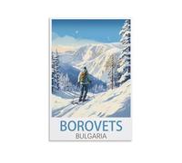 Jigsaw Puzzles for Adults 1000，Borovets Bulgarias Posters Puzzles for Adults, Challenging Puzzles, Puzzle Game for The Whole for Women,Gifts for Men, 38x26cm