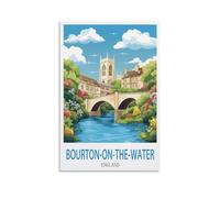 Jigsaw Puzzles for Adults 1000，Bourton on The Water England Of paper Puzzles Suitable For Adults Children Families Stress Relief Puzzle Games 52x38cm