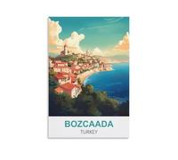Jigsaw Puzzles for Adults 1000，Bozcaada Turkey Puzzles for Adults, Challenging Puzzles, Puzzle Game for The Whole for Women,Gifts for Men, 38x26cm