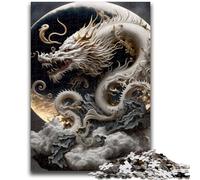 Jigsaw Puzzles for Adults 1000 Brave Dragon Educational Family Game Deal As Gifts for The Whole Family for And Age 14 Years Up 50x75cm