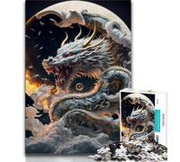 Jigsaw Puzzles for Adults 1000 Brave Dragon Teenager Puzzles,family Fun Games Is Ideal As A Gift for The Whole Family (size 75x50cm)