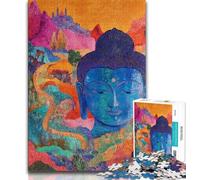 Jigsaw Puzzles for Adults 1000 Buddha Statues, Challenging Game And Family Play,for Home Decoration for Age 14 Years Up 38x26cm