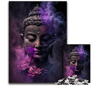 Jigsaw Puzzles for Adults 1000 Buddha Statues Jigsaw Puzzles DIY Decoration, Brain Challenge, for Adult, Family, 26X38CM/10.23x14.96inch
