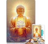 Jigsaw Puzzles for Adults 1000 Buddhist Art 1000 Pieces for Adults,Fun Games Every Piece Is Unique - Challenging Family Fun Game (size 75x50cm)