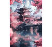 Jigsaw Puzzles for Adults 1000 Building Bridges, 1000 Piece jigsaw puzzles for adults Classic Educational Games Home Decoration Puzzle