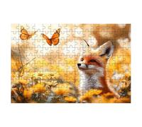 Jigsaw Puzzles for Adults 1000, Butterfly Jigsaws 1000 Pieces for Adults, Impossible Jigsaws Puzzle Challenging Game for The Whole, Wooden Jigsaw Puzzles for Gifts for Women Men, Decor Theme:Fox -1406