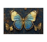 Jigsaw Puzzles for Adults 1000, Butterfly Jigsaws 1000 Pieces for Adults, Impossible Jigsaws Puzzle Challenging Game for The Whole, Wooden Jigsaw Puzzles for Gifts for Women, Decor Theme:Retro -1416