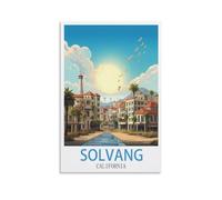 Jigsaw Puzzles for Adults 1000 California Solvang 1000 Piece Puzzle Challenging Game for The Whole for Women,Gifts for Men 50x70CM