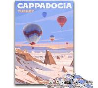 Jigsaw Puzzles for Adults 1000 Cappadocia Hot Air Balloons Educational Games Home Decoration Educational Game for Birthday, Chrismas (size 38x26cm)