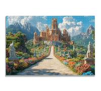 Jigsaw Puzzles for Adults 1000, Castle Jigsaw Puzzles for Adults, Landscape Jigsaws Puzzle with Exquisite Packaging Box, Impossible Wooden Puzzle for Home Decor, Gifts for Women, Gifts for Men, -1112
