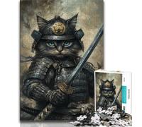 Jigsaw Puzzles for Adults 1000 Cat Ninja Puzzles for Teenagers,is Ideal As Gifts for The Whole Family for Age 14+ (size 38x26cm)
