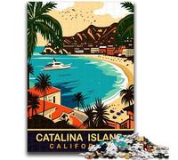 Jigsaw Puzzles for Adults 1000 Catalina Island California Educational Games Home Decoration Educational Game for Birthday, Chrismas (size 38x26cm)