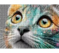Jigsaw Puzzles for Adults 1000, Cat'S Eyes 1000 Piece Puzzles for Adults, Jigsaw Puzzle Games Classic Educational, Games and Family Activities, for Home Wall Decoration, Great Gift Idea R0KH-589