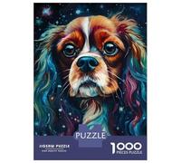 Jigsaw Puzzles for Adults 1000 Cavalier King Charles Span Jigsaw Puzzle Brain Teaser Game But Fun And Humorous Great Gift for Gaming 70x50cm/1000pcs