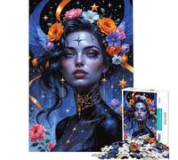 Jigsaw Puzzles for Adults 1000 Celestial Empress of The Night Puzzles for Adults Hands-on Game But Fun And Humorous Great Gifts for Gaming (Size 38x52cm)