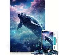 Jigsaw Puzzles for Adults 1000 Celestial Leviathan Premium Cut Play Creative Game Toy Idle Fun Time Christmas Art Display (50x75cm)