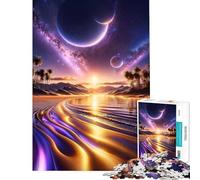 Jigsaw Puzzles for Adults 1000 Celestial Shores Challenging To Complete Learning Educational DIY Toys for 14+ Puzzle Game Offered (38x52cm)