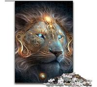 Jigsaw Puzzles for Adults 1000 Celestial Visions Lion Made of Wood, Gift for Men And Women, Daily & Special Occasion 50x75cm An for Christmas Or Birthdays