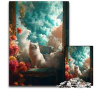 Jigsaw Puzzles for Adults 1000 Celestial Whiskers paper Puzzles Perfect for Family Fun on Christmas Thanksgiving BirthdaysEaster 1000 PCS(38x26cm)