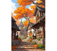 Jigsaw Puzzles for Adults 1000, Challenge High Difficulty, Educational Game Decompression Jigsaw Puzzle, Autumn Countryside Scenery Puzzle 1000 Pieces