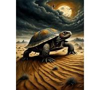Jigsaw Puzzles for Adults 1000, Challenge High Difficulty, Educational Game Decompression Jigsaw Puzzle, Moon Desert Turtle Puzzle 1000 Pieces