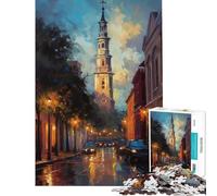 Jigsaw Puzzles for Adults 1000 Charleston Art USA Challenging To Complete Precision Cutting Family Game for Ages 14 And over (38x52cm)