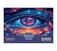 Jigsaw Puzzles for Adults 1000 - Charm Eye Artistic Eye, Premium Artwork for Relaxation &, Beautiful Decoration, for Adults & Age 14 Years Up 70x50cm/1000pcs