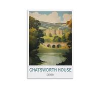 Jigsaw Puzzles for Adults 1000,Chatsworth House Derby Jigsaw Puzzle 1000 Pieces for Adult Challenging Puzzle Games Jigsaw Puzzles for Adults 52x38cm