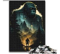 Jigsaw Puzzles for Adults 1000 Chimpanzees Puzzle Made of cardboard, Ideal for Office, Bedroom, Living Room Decor 1000pcs(26x38cm)