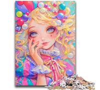 Jigsaw Puzzles for Adults 1000 Clown Girl Educational Games Home Decoration Educational Game for Birthday, Chrismas 50x75cm