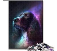 Jigsaw Puzzles for Adults 1000 Cocker Spaniel Dog Made of Wood, Gift for Men And Women, Daily & Special Occasion 50x75cm An for Christmas Or Birthdays
