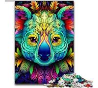 Jigsaw Puzzles for Adults 1000 Colorful Art Koala Puzzle Creative Family Game & Home Decor, for Teenagers (size : 26x38cm)