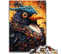 Jigsaw Puzzles for Adults 1000 Colorful Art Penguin Adult Jigsaw,learning Educational Is Ideal As A Gift for The Whole Family (26x38cm)