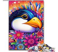 Jigsaw Puzzles for Adults 1000 Colorful Art Penguin JigsawPuzzle 1000 Pieces for Adults for Teenagers Challenging Toy Games size : 50x75cm