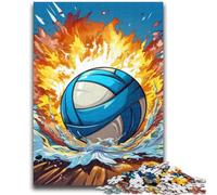 Jigsaw Puzzles for Adults 1000 Colorful Beach Volleyball Teenager Puzzles,Challenging Game for Is Ideal As A Gift for The Whole Family (50x75cm)