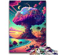 Jigsaw Puzzles for Adults 1000 Colorful Big Tree Educational Games Home Decoration Educational Game for Birthday, Chrismas 50x75cm