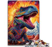 Jigsaw Puzzles for Adults 1000 Colorful Dinosaur Teenager Puzzles,Challenging Game for Is Ideal As A Gift for The Whole Family (50x75cm)