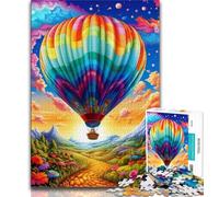 Jigsaw Puzzles for Adults 1000 Colorful Hot Air Balloons Puzzles for Teenagers,Challenging Game for The Whole for Women, Gifts for Men 38x26cm