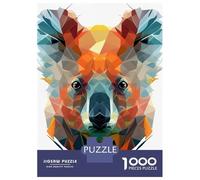 Jigsaw Puzzles for Adults 1000 Colorful Koala Animals Jigsaw for Adults Relaxing Games Presents for Women Challenging To Complete 38x26cm/1000pcs
