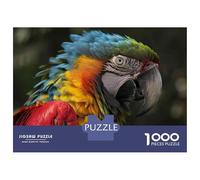 Jigsaw Puzzles for Adults 1000 Colorful Macaw Parrot Bird Jigsaws for Adults Relaxing Games Stress Reliever Challenging To Complete 70x50cm/1000pcs