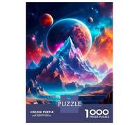 Jigsaw Puzzles for Adults 1000 Colorful Mountain Adult Jigsaw Puzzle Toy Wall Decor Difficult Challenge Educational Challenge 52x38cm/1000pcs