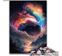 Jigsaw Puzzles for Adults 1000 Colorful Planet Exploding Made of Wood, for Teenagers Age Group 14+, Home Decor 50x75cm DIY Art Decor